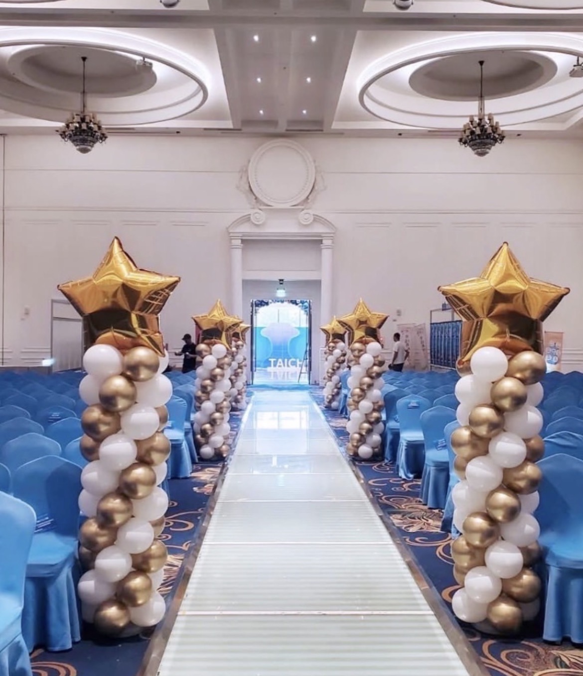 拾光集團活動統籌案例 - event balloon aisle