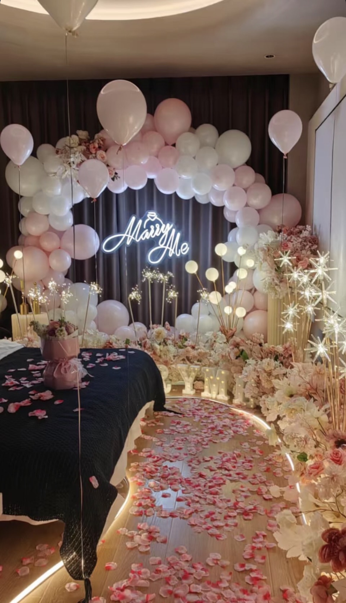 拾光集團求婚企劃案例 - proposal hotel room