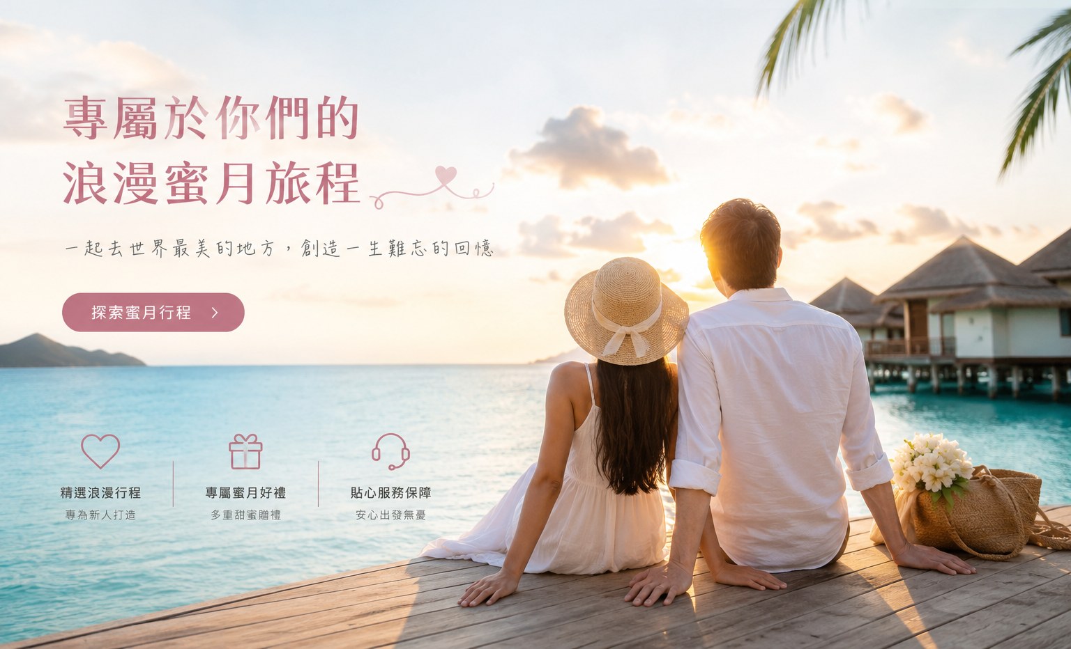 拾光集團服務知識圖示 - service honeymoon