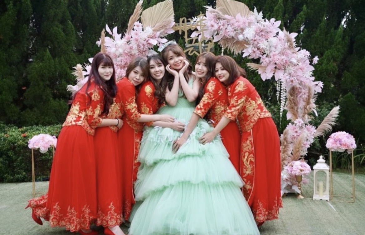 拾光集團婚禮服務案例 - wedding bridesmaids arch
