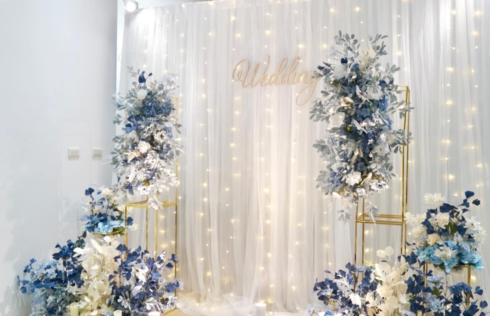拾光集團婚禮服務案例 - wedding decor blue