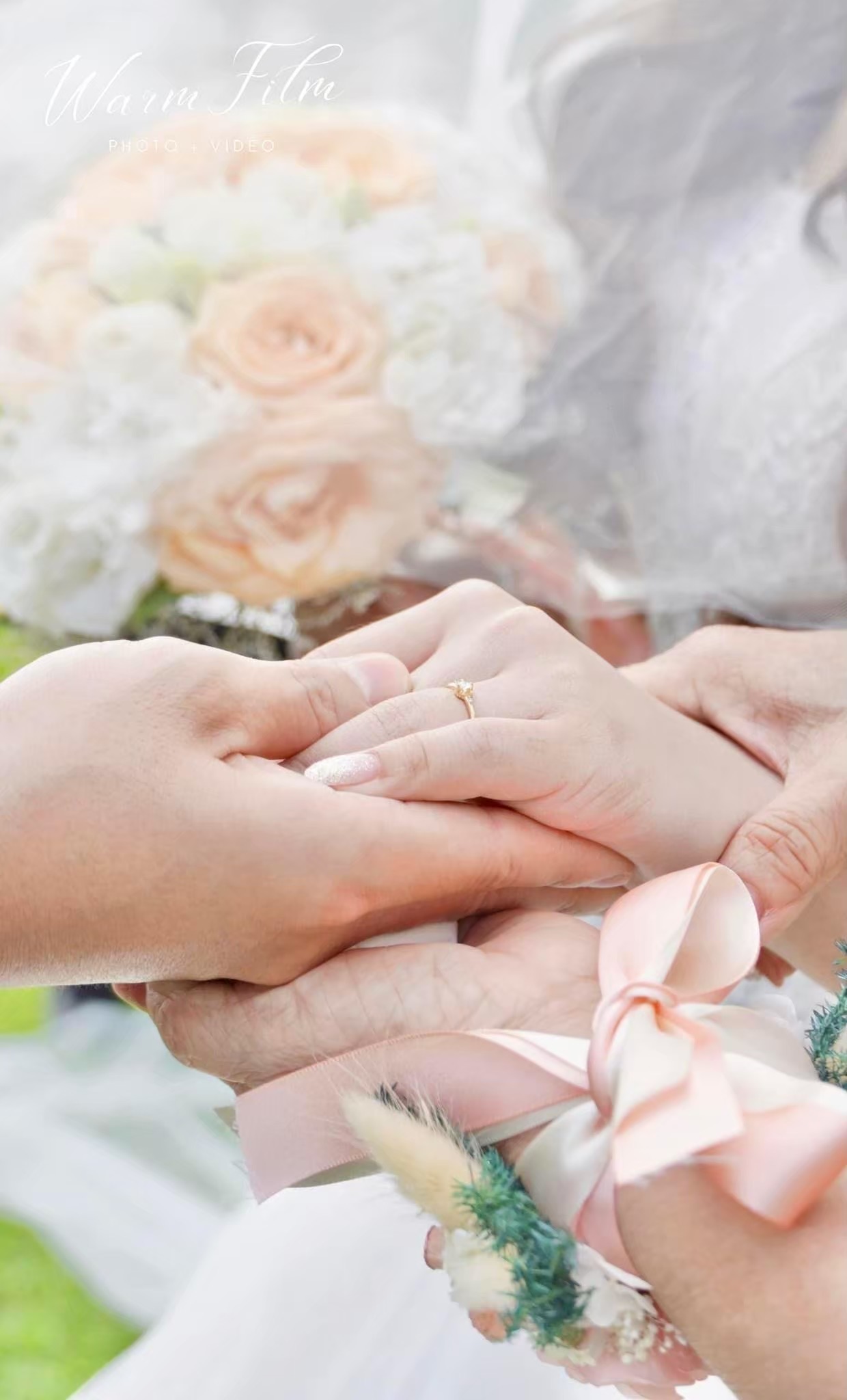 拾光集團婚禮服務案例 - wedding ring closeup